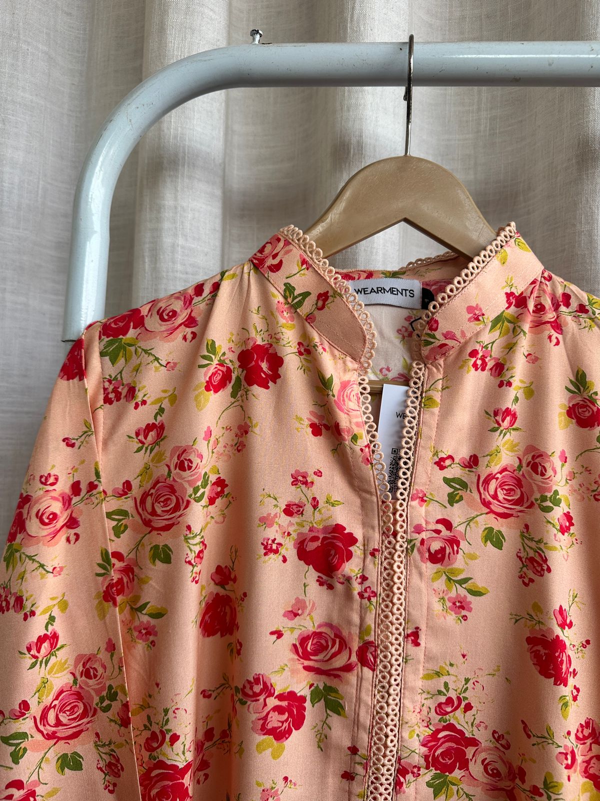 Peach Rose Garden Set