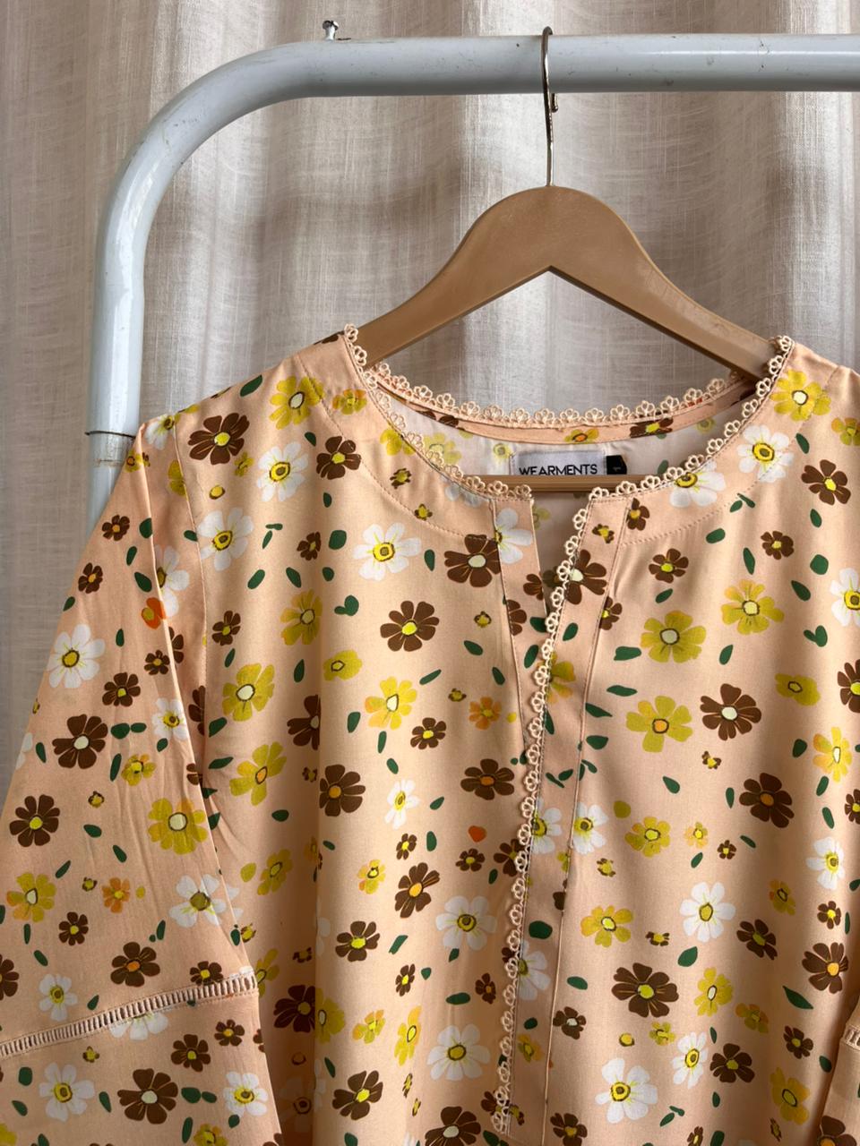 🍑 Peach Daisy Garden Set