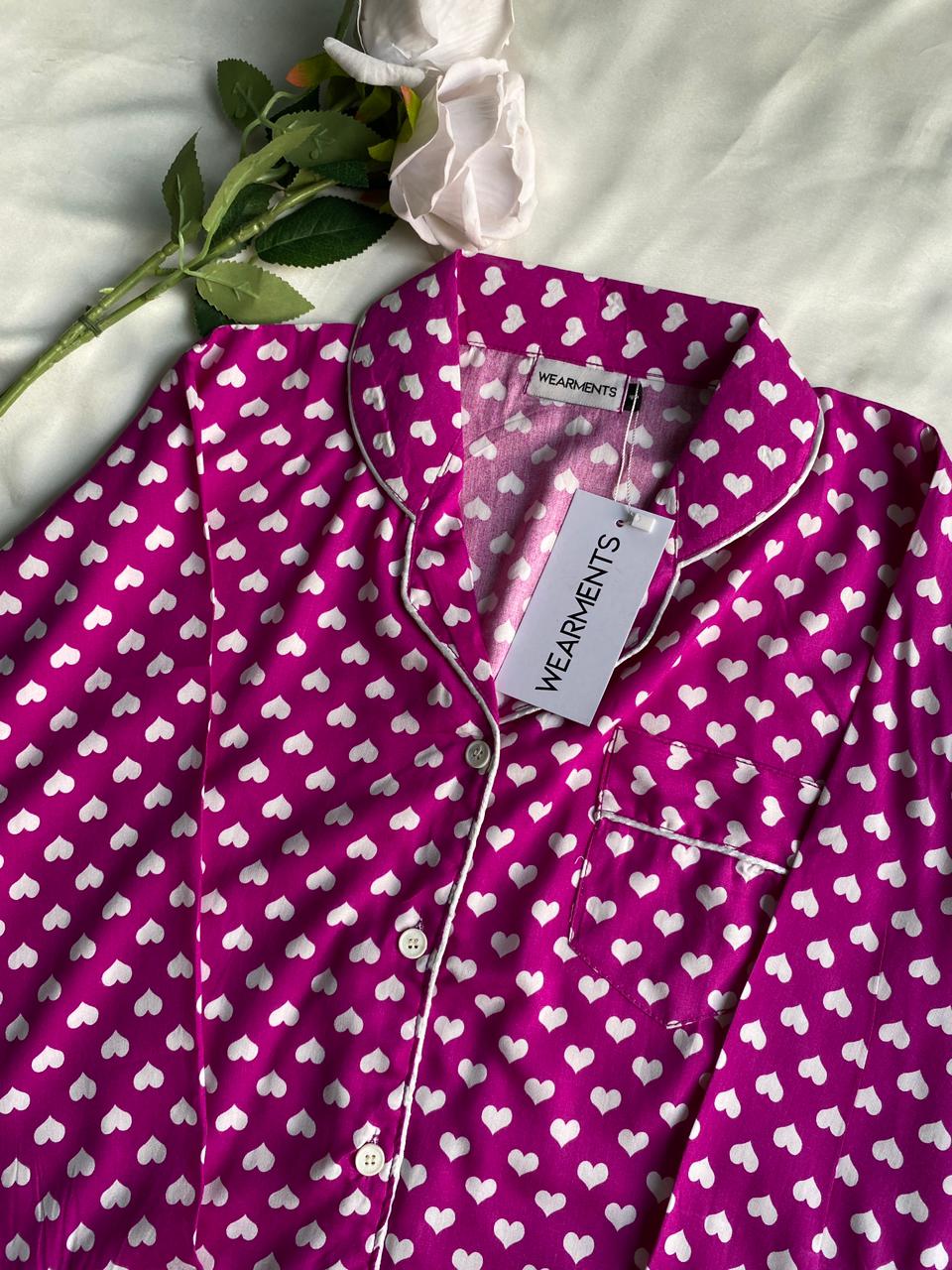 Berry Hearts Pjs Set