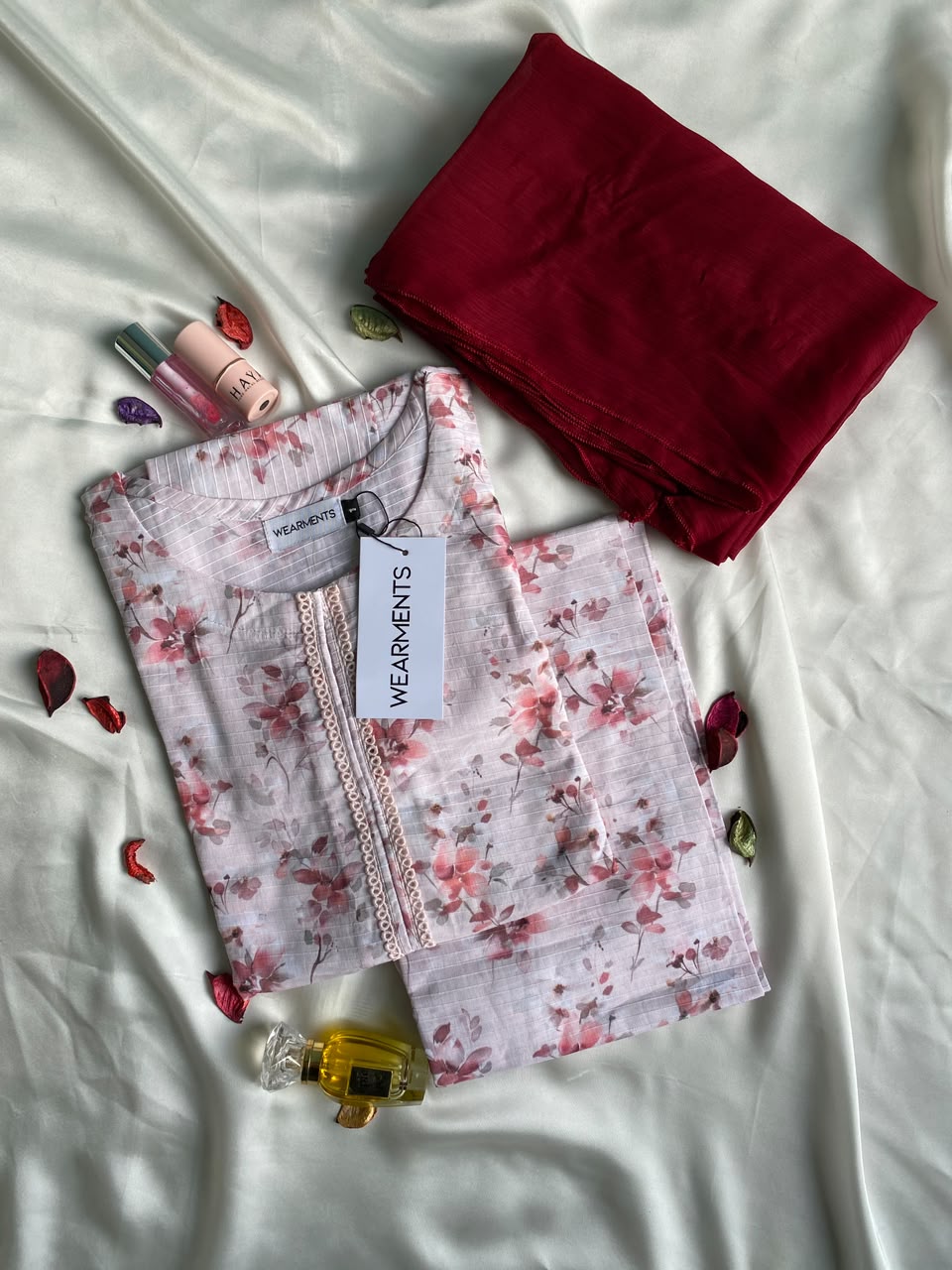 Rose Mist – Premium Summer Lawn 3PC Suit