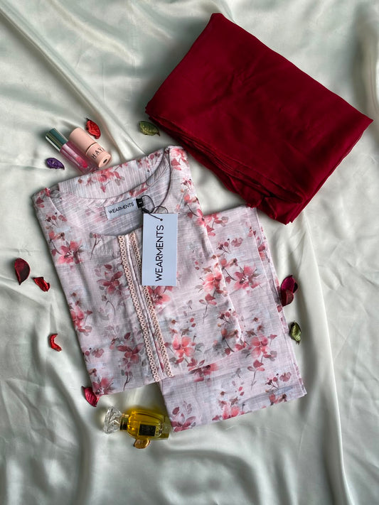 Rose Mist – Premium Summer Lawn 3PC Suit