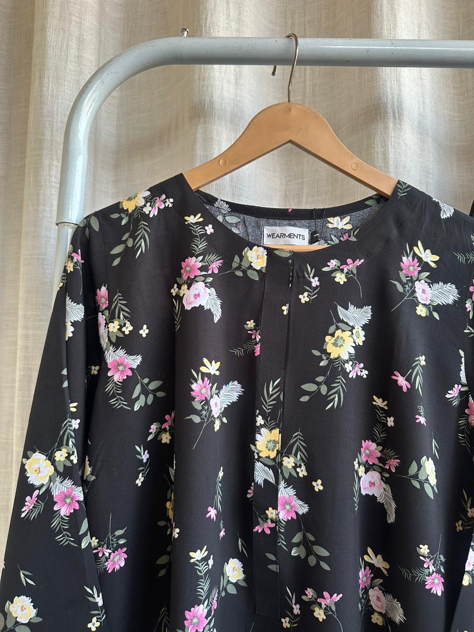 🖤 Midnight Pastel Garden