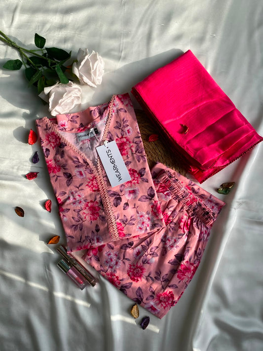 Rose Blush – Premium Summer Lawn 3PC Suit