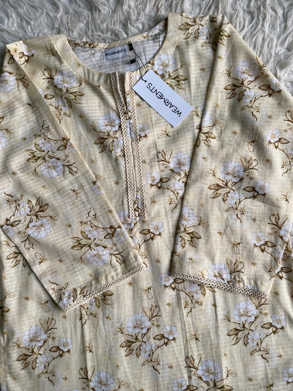 Olive Whisper – Premium Summer Lawn 3PC Suit