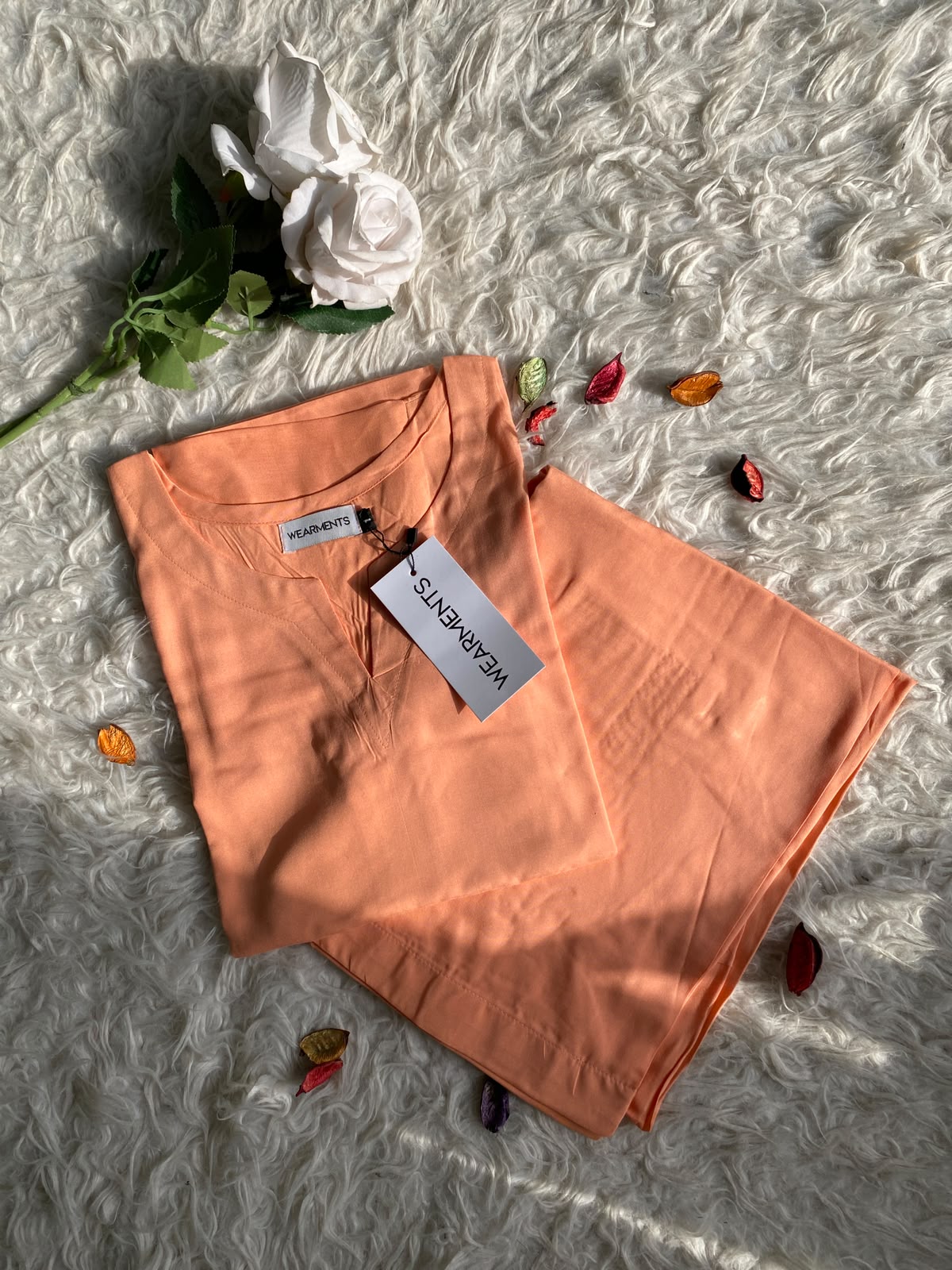 Peach Bliss – Premium Summer Linen 2PC Suit