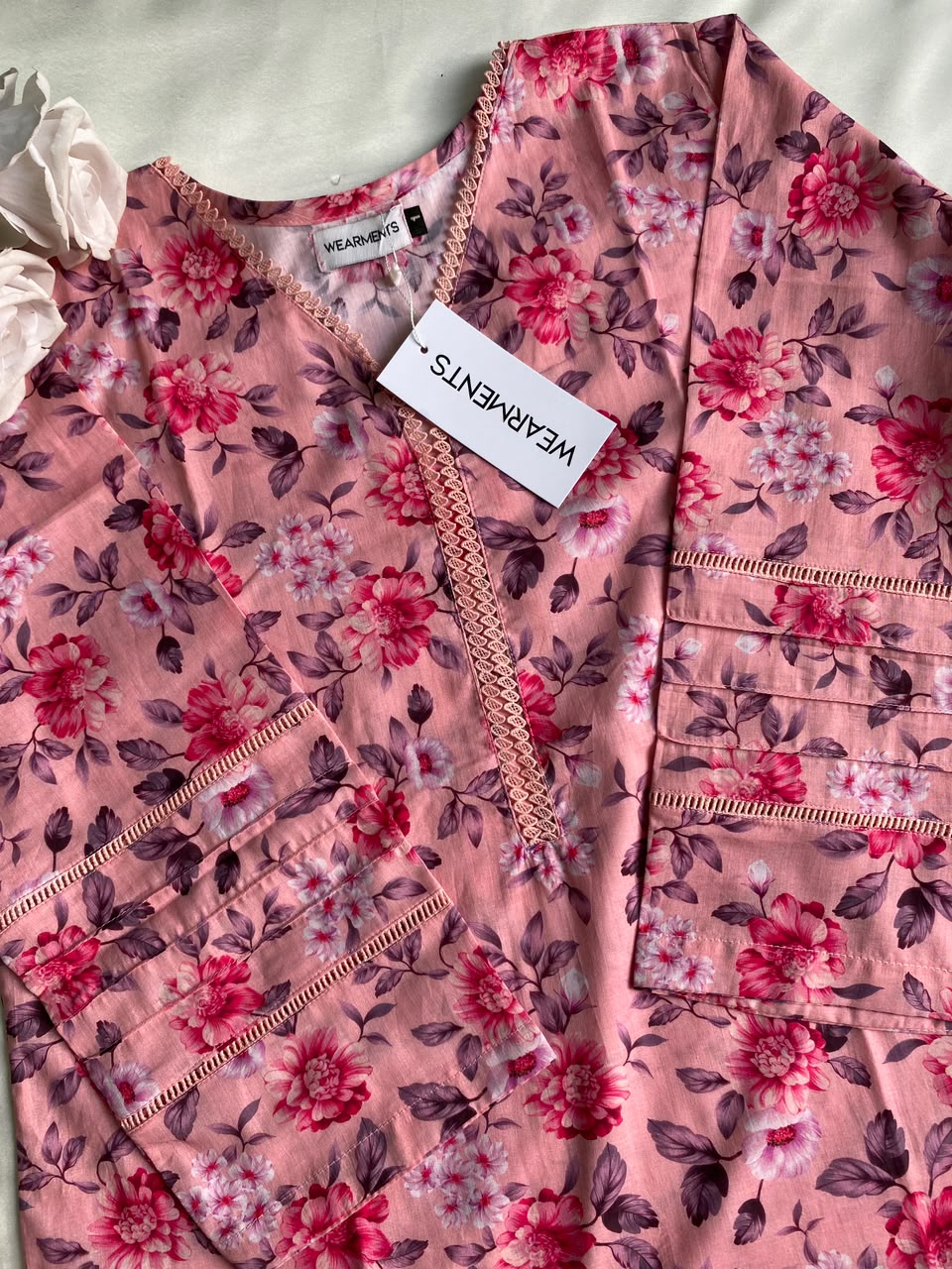 Rose Blush – Premium Summer Lawn 3PC Suit