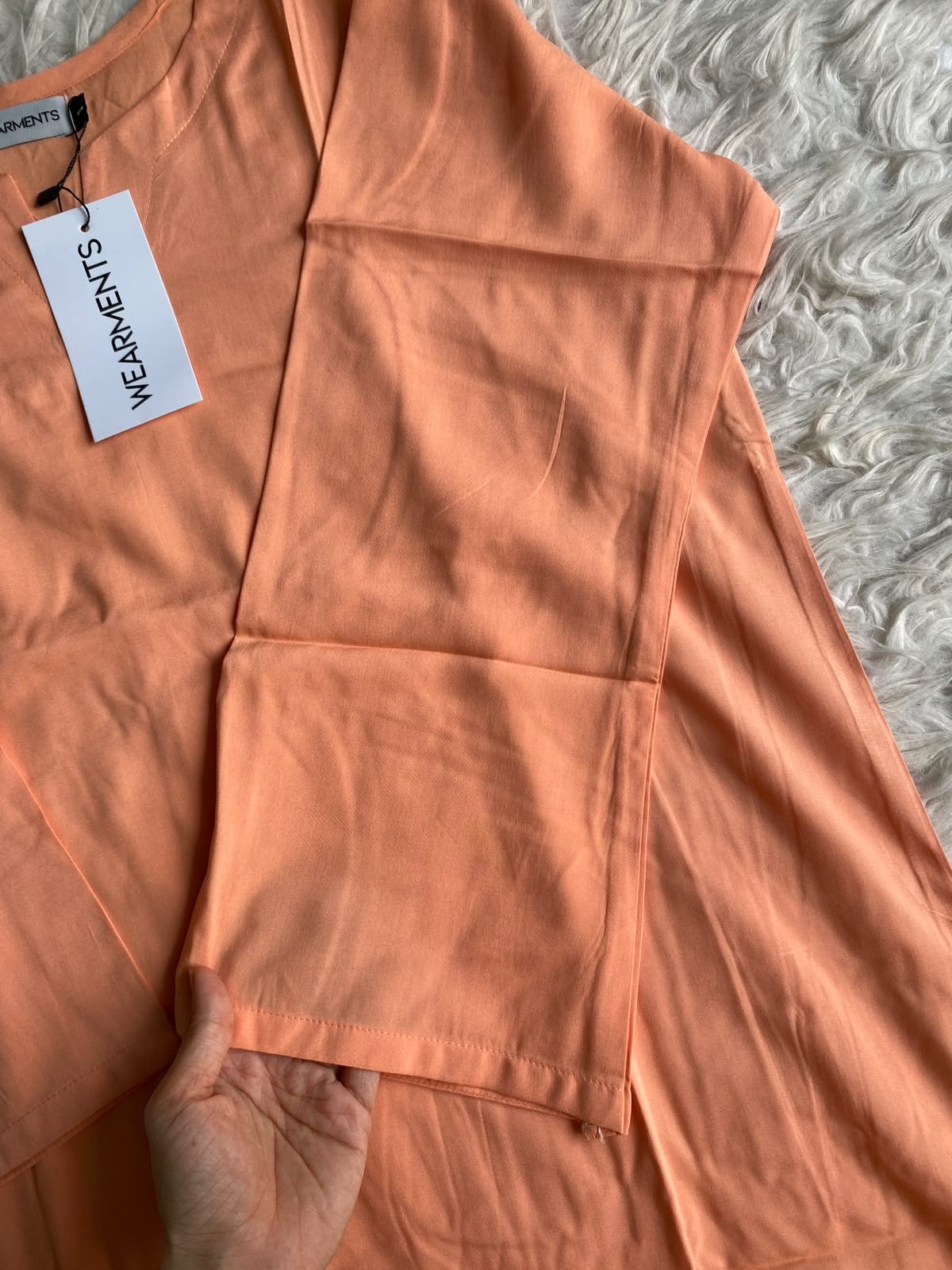 Peach Bliss – Premium Summer Linen 2PC Suit