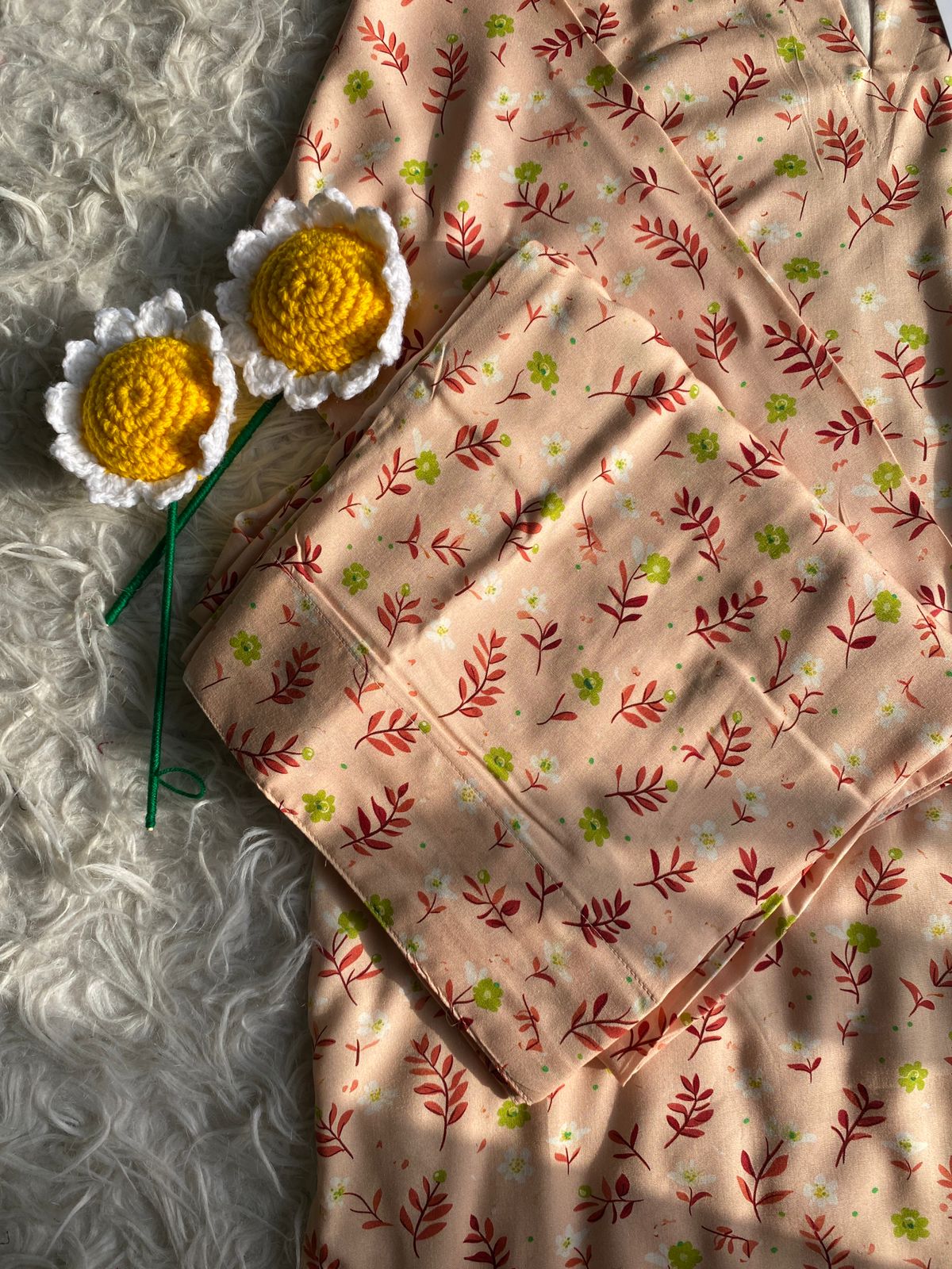 Peach Blossom Summer 3PC Set