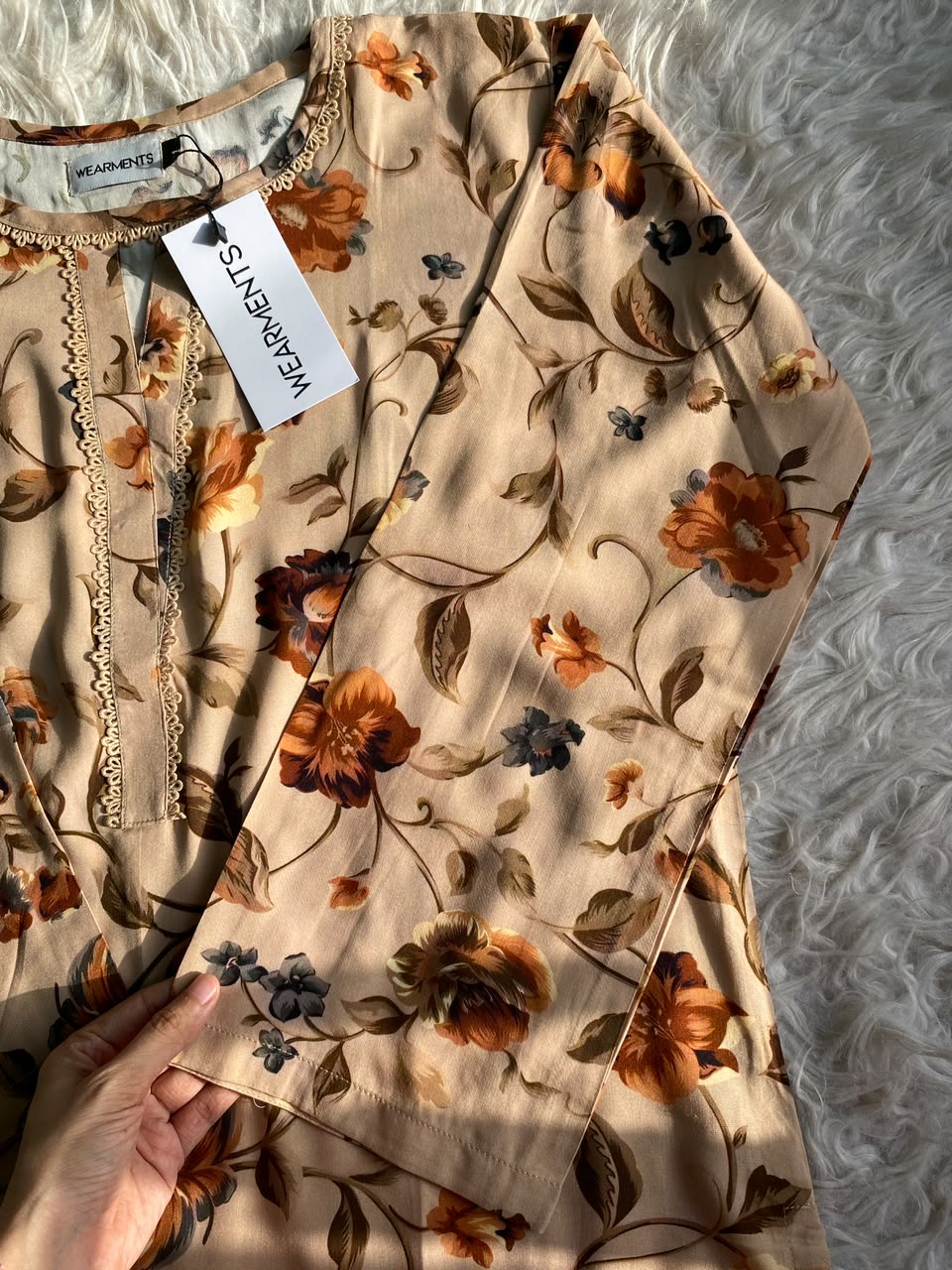Autumn Blossom – Premium Summer Linen 3PC Suit