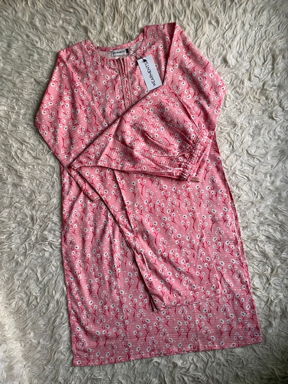 Pink Blossom – Premium Summer Lawn 3PC Suit