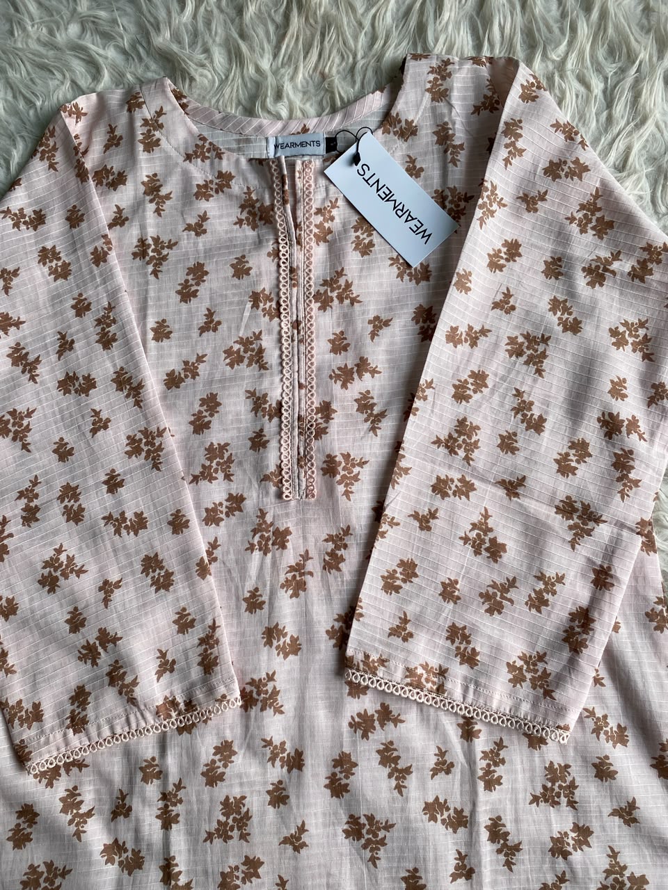 Mocha Charm – Premium Summer Lawn 3PC Suit
