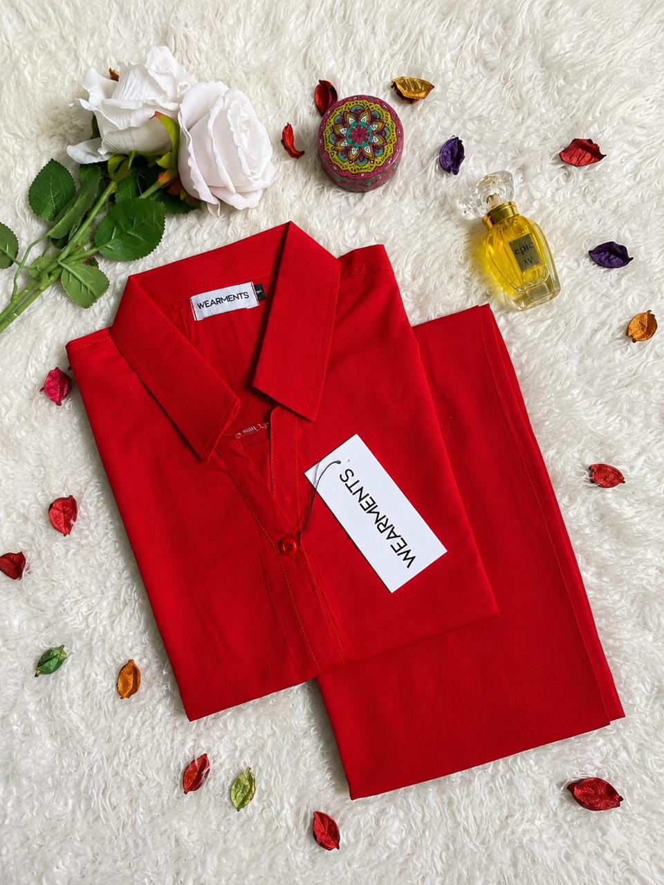Ruby Red Co-Ord Set