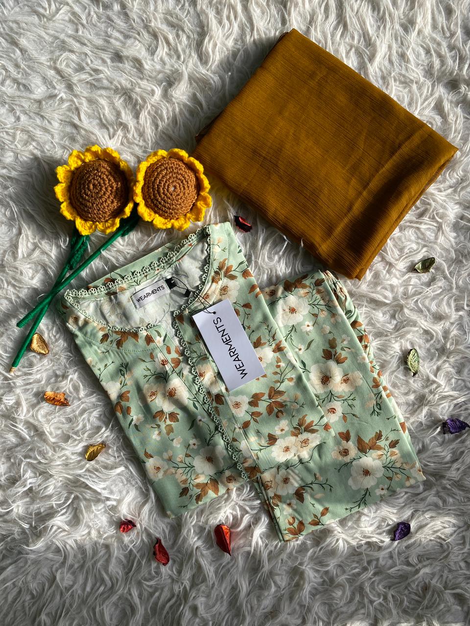 Mint Cocoa Blossom 3PC Set