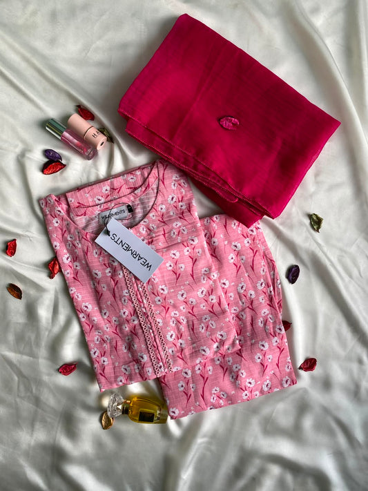 Pink Blossom – Premium Summer Lawn 3PC Suit
