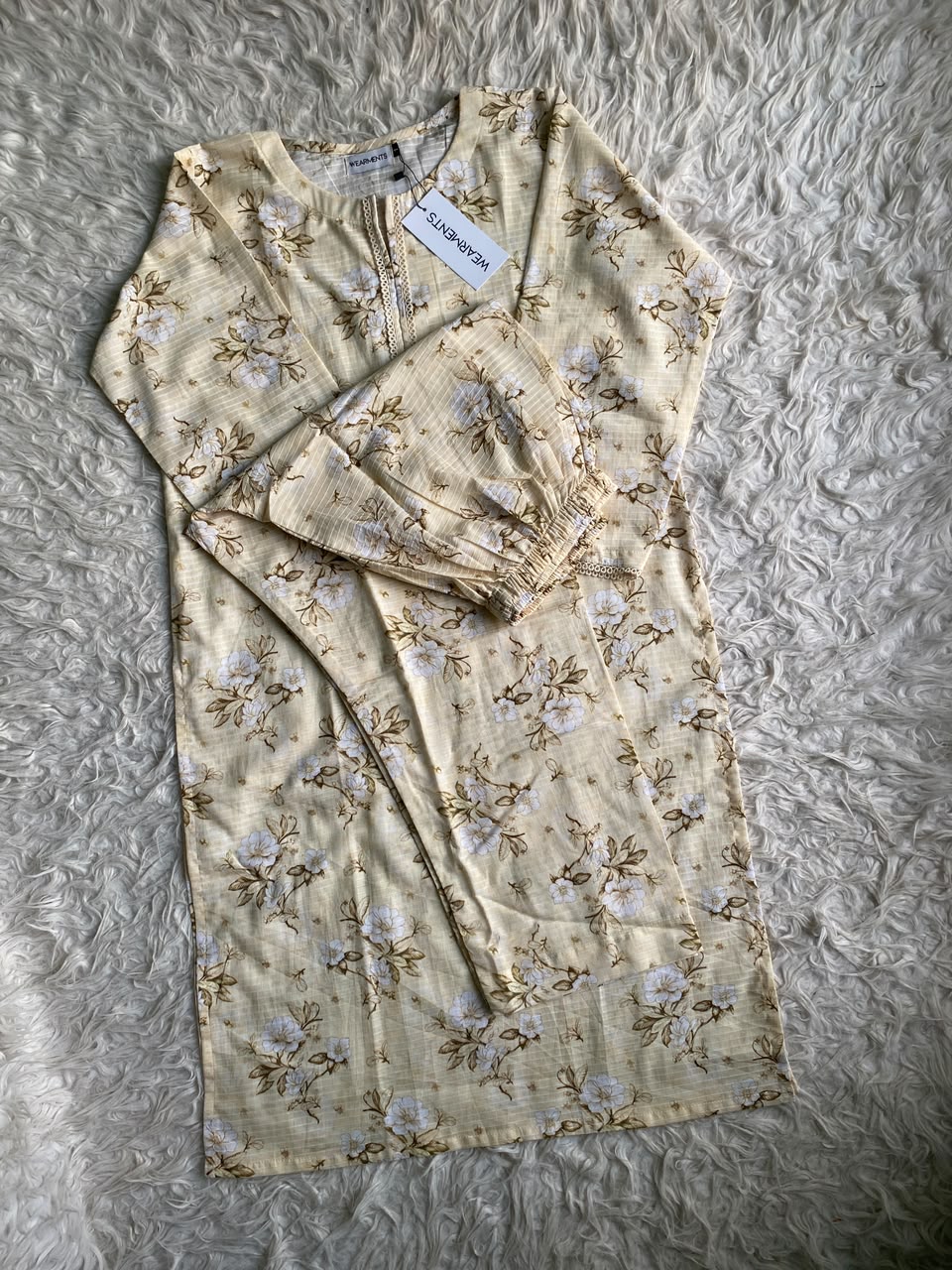 Olive Whisper – Premium Summer Lawn 3PC Suit