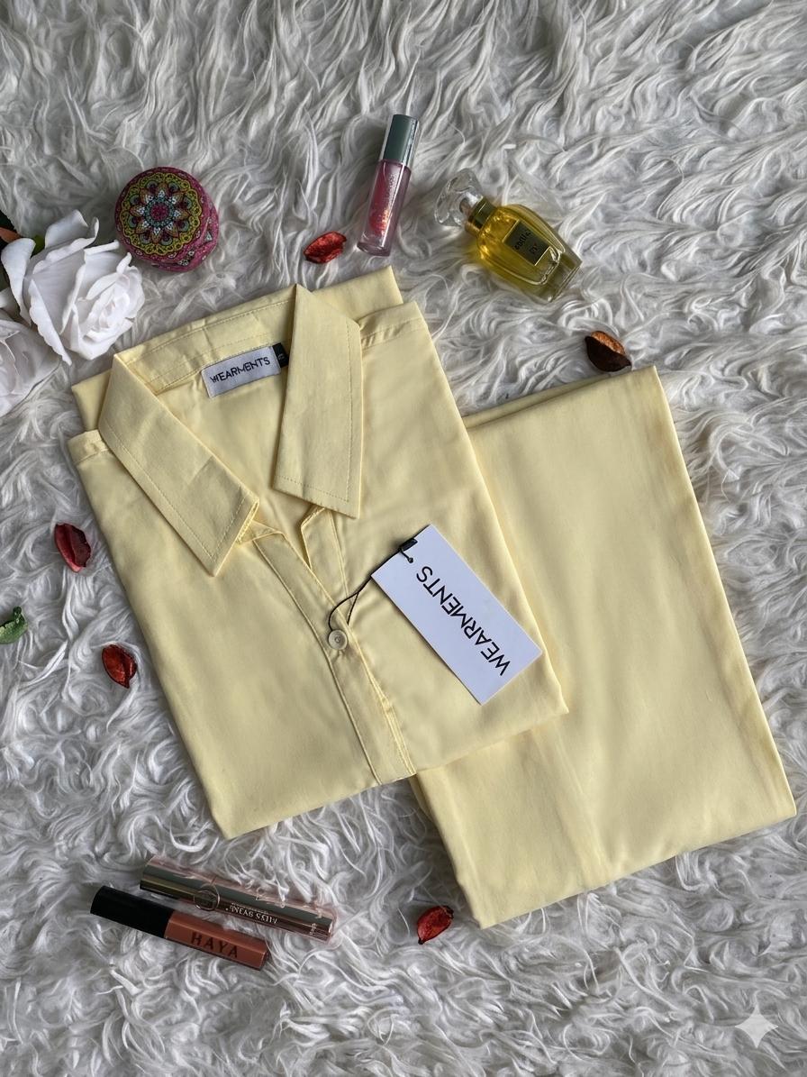 Butter Cream Co-Ord Set