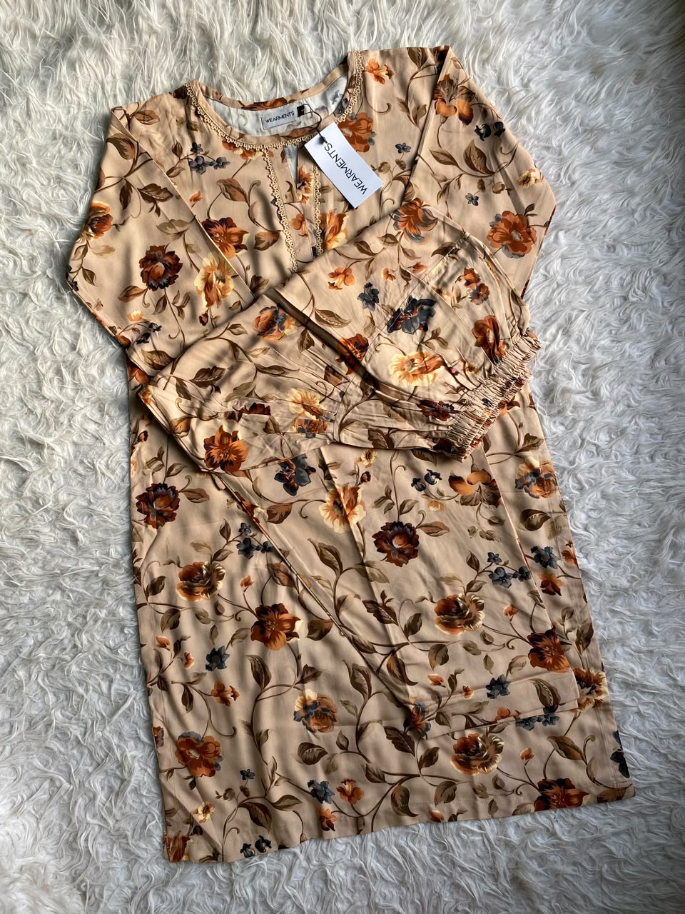 Autumn Blossom – Premium Summer Linen 3PC Suit