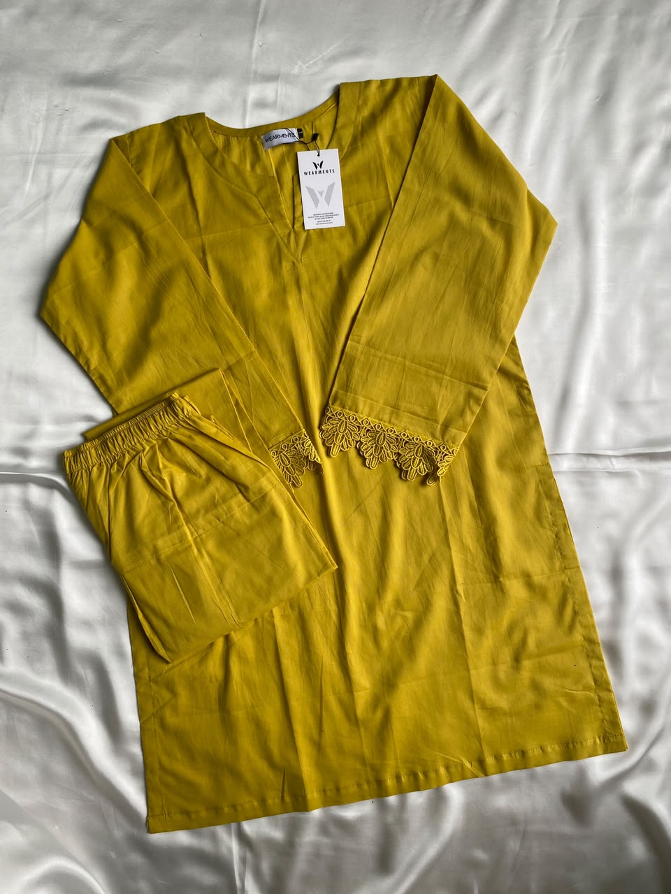Mustard Yellow Solid Seamless 2 Piece Suit