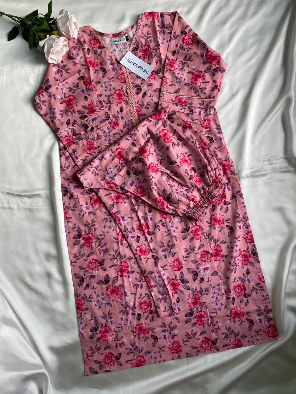 Rose Blush – Premium Summer Lawn 3PC Suit