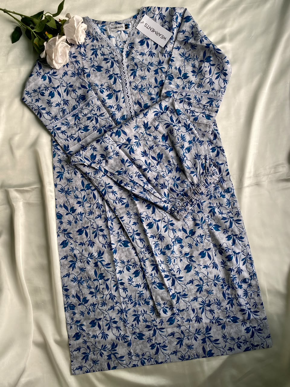 Sapphire Bloom – Premium Summer Lawn 3PC Suit