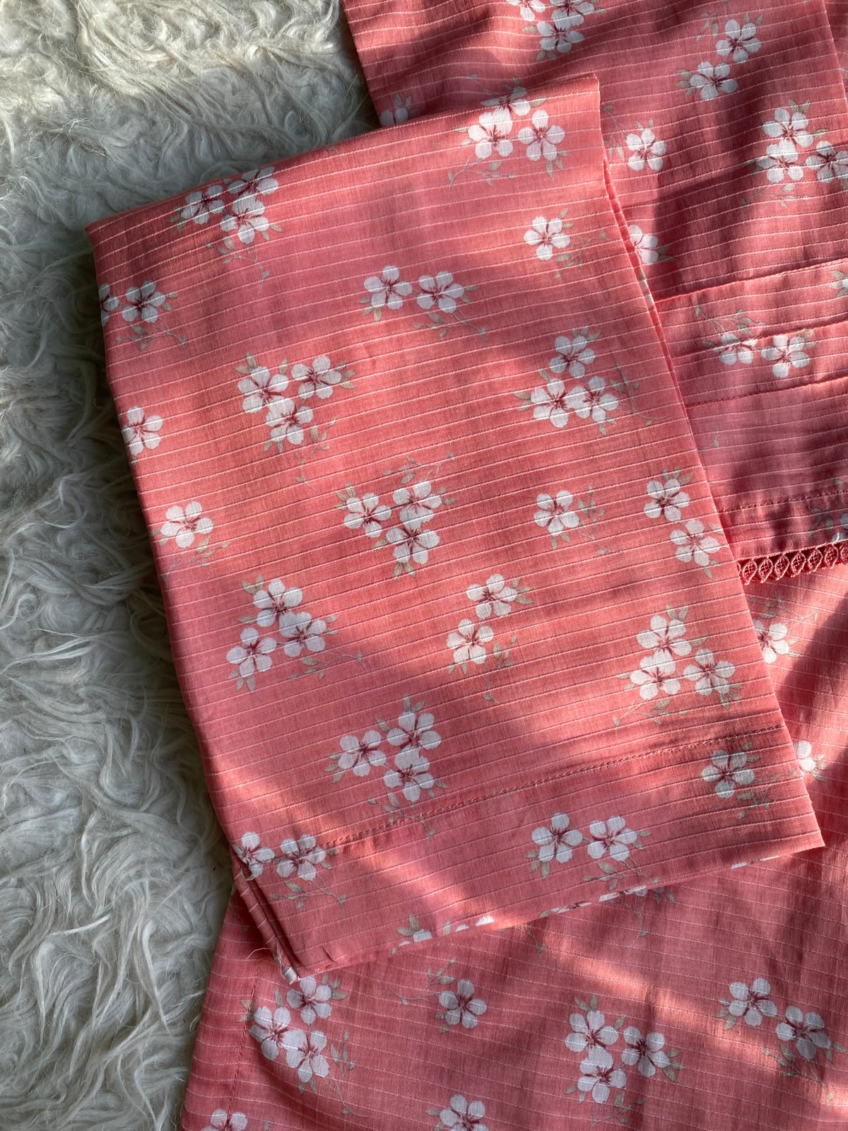 Coral Blossom – Premium Summer Lawn 3PC Suit