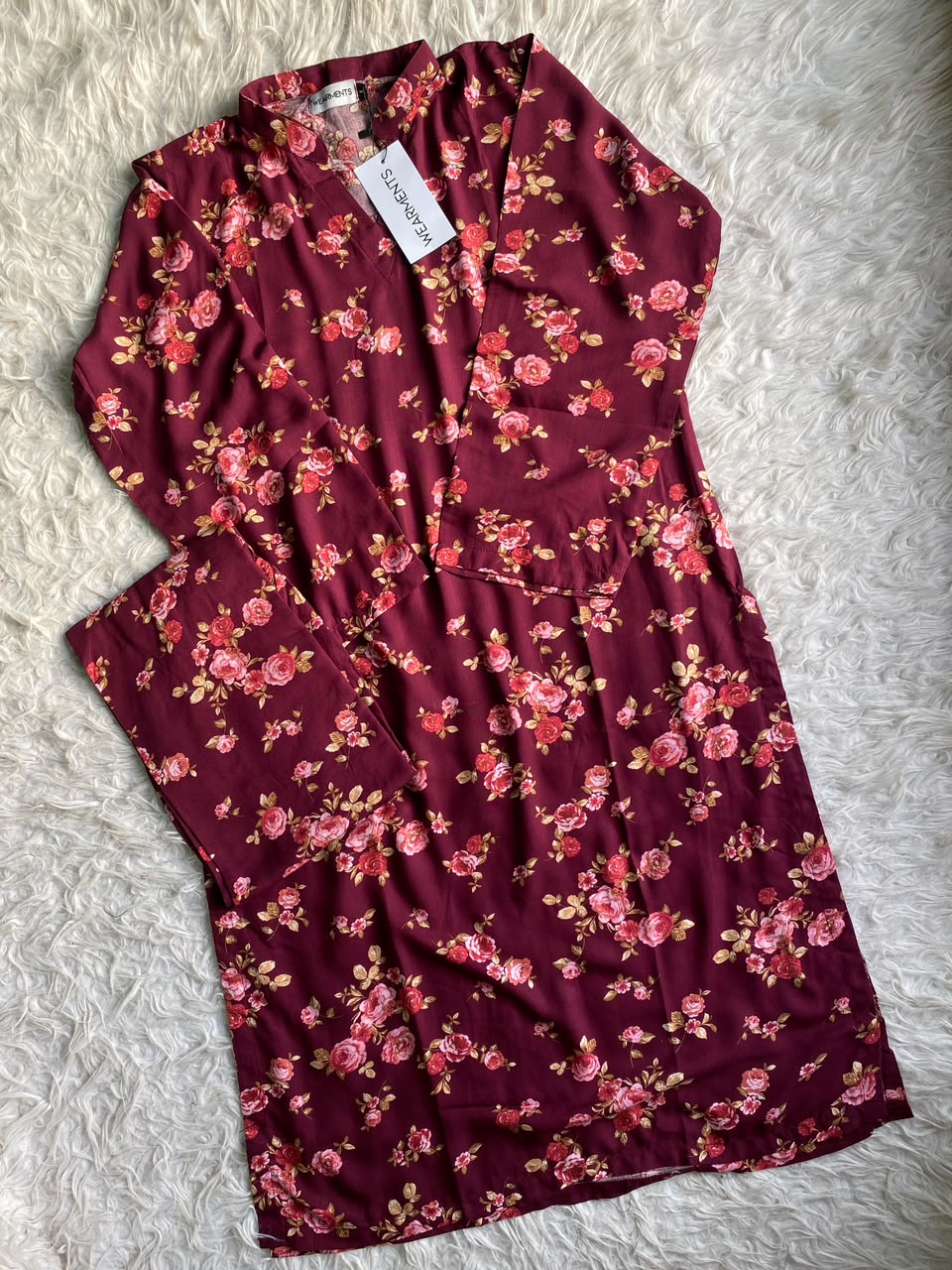 Burgundy Rose – Premium Summer Linen 3PC Suit