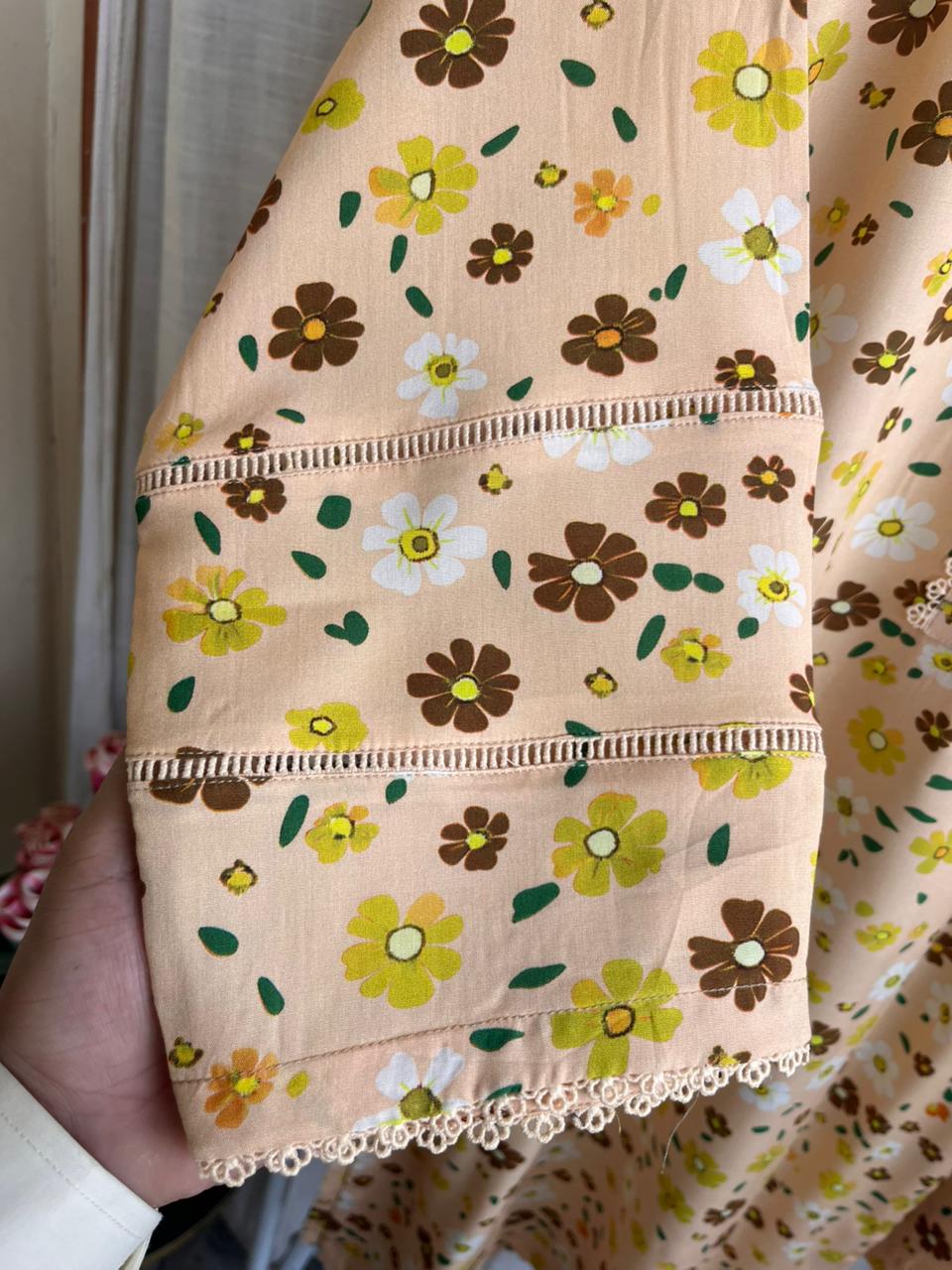 🍑 Peach Daisy Garden Set