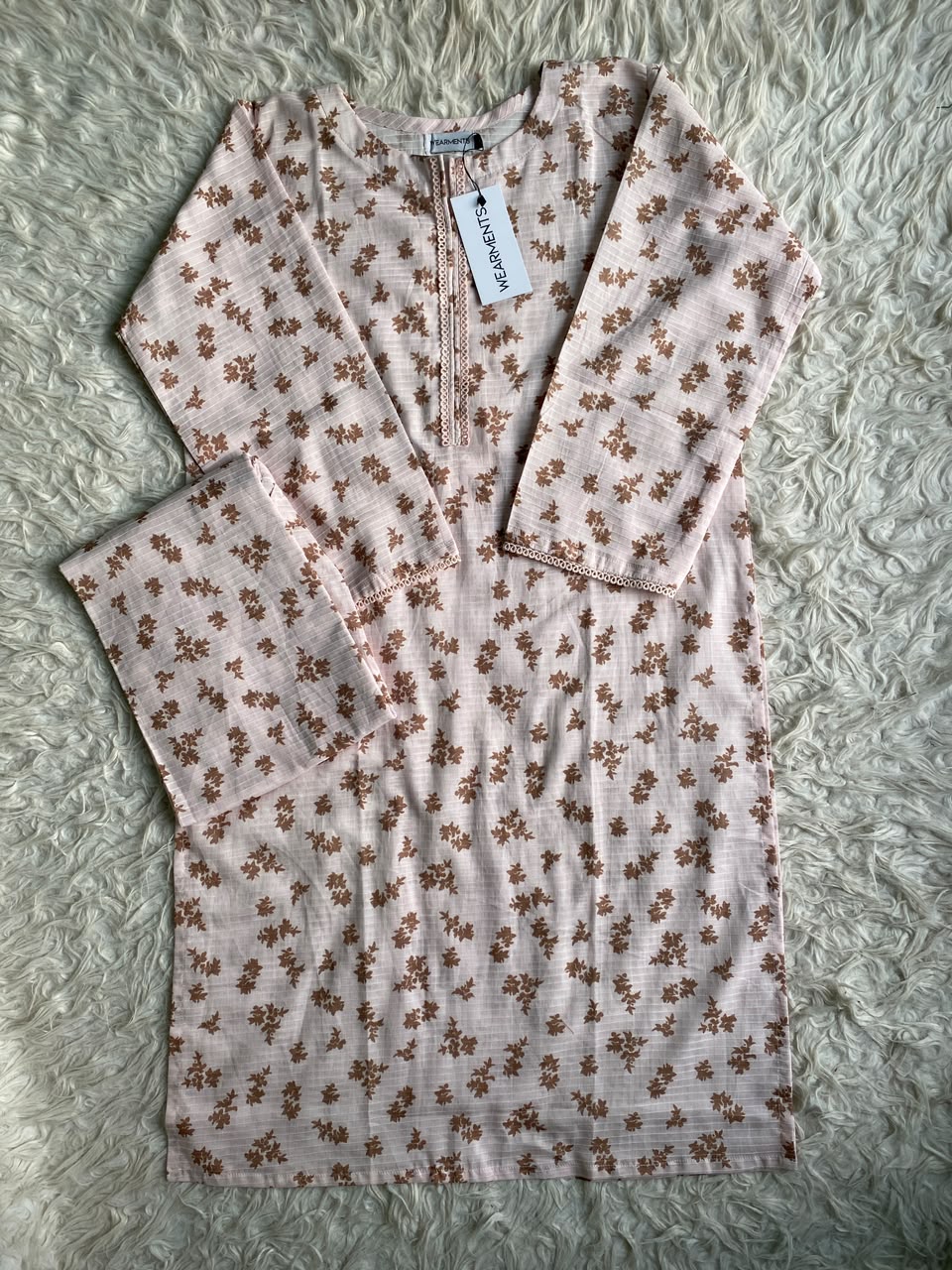 Mocha Charm – Premium Summer Lawn 3PC Suit