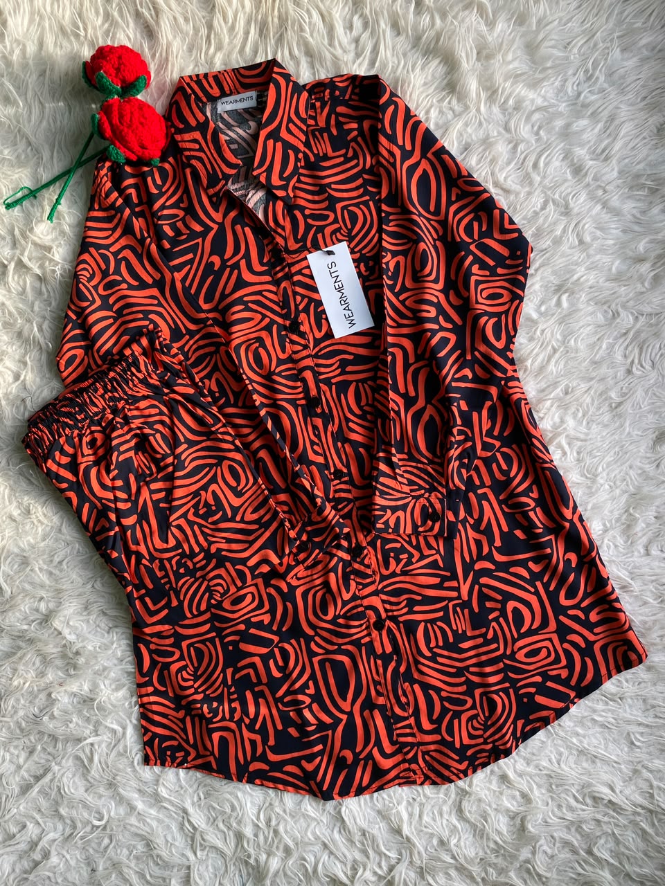 Scarlet Wave Co-Ord Set