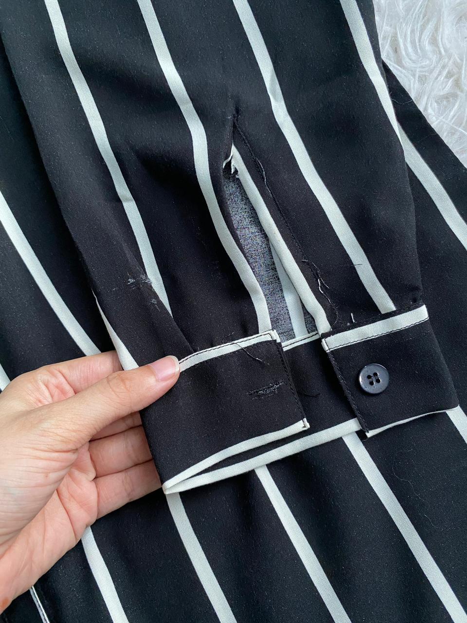 Midnight Stripe Co-Ord Set