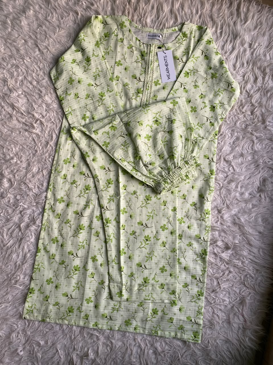Mint Meadow – Premium Summer Lawn 3PC Suit