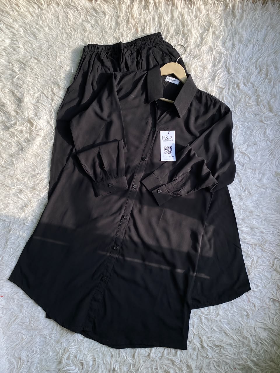 Midnight Black Co-Ord Set