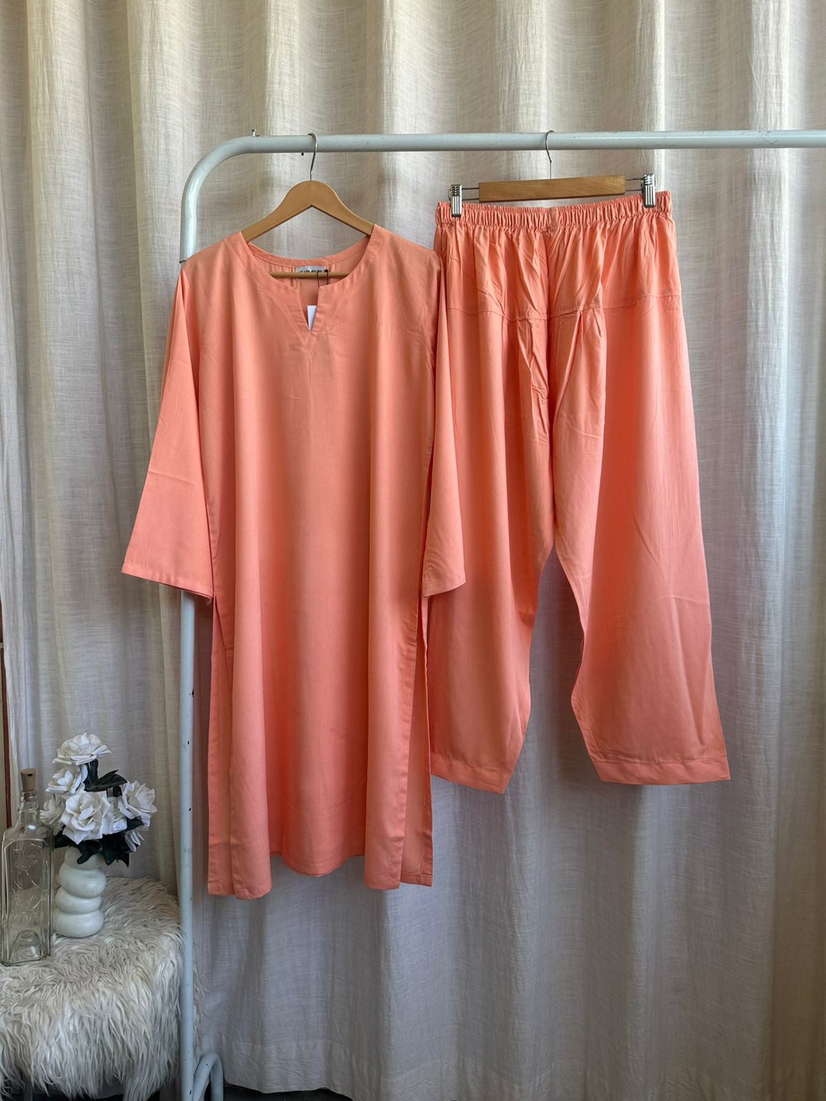 🍑 Peach Blush Elegance