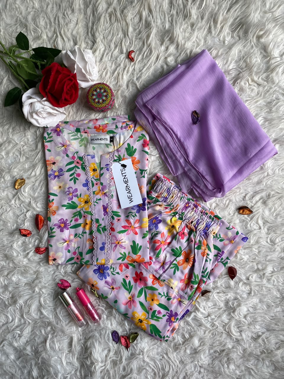 Lavender Garden – Premium Summer Linen 3PC Suit