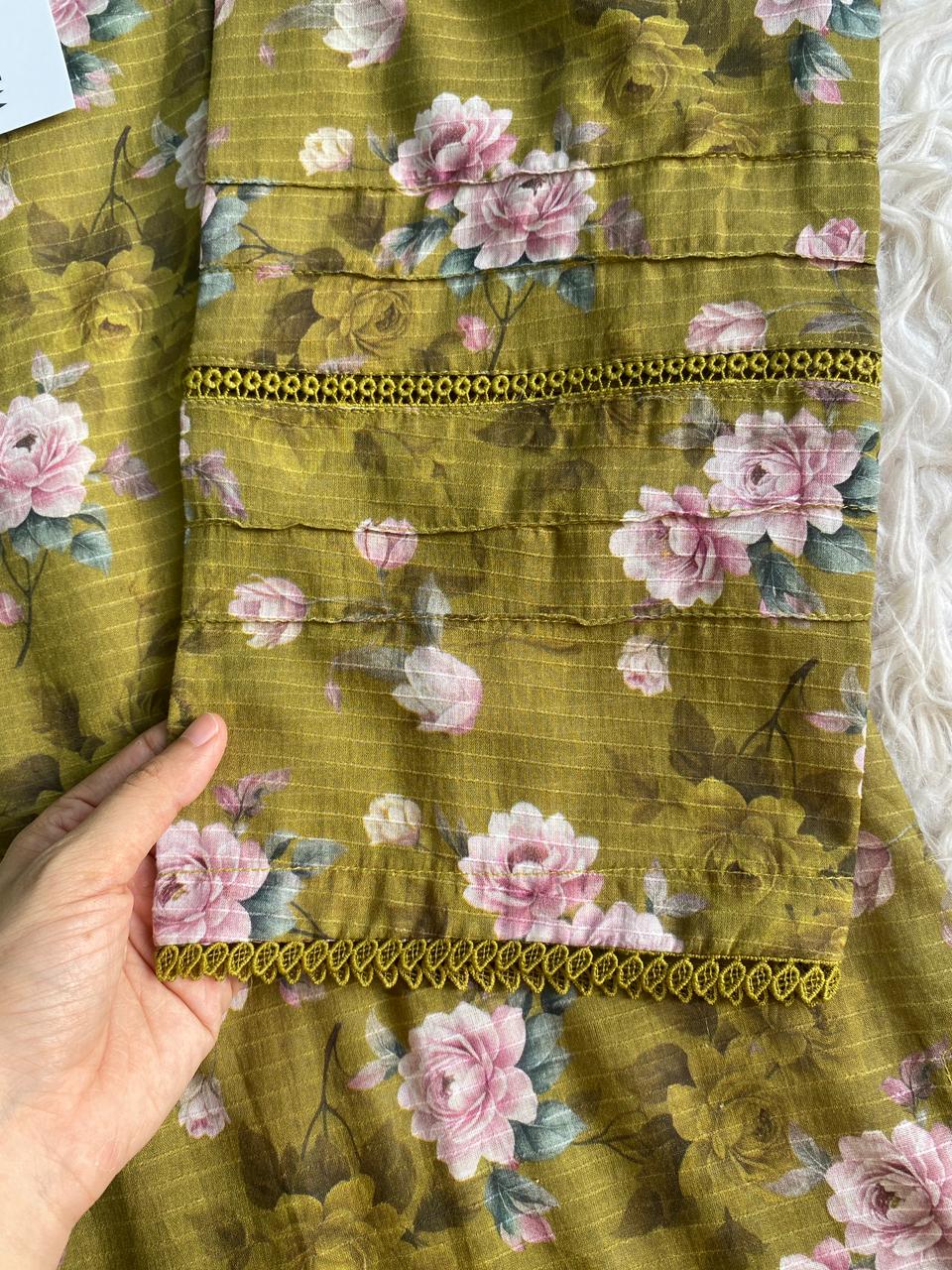 Teal Blossom 3PCS SET