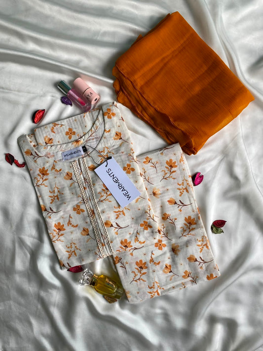 Amber Bloom – Premium Summer Lawn 3PC Suit