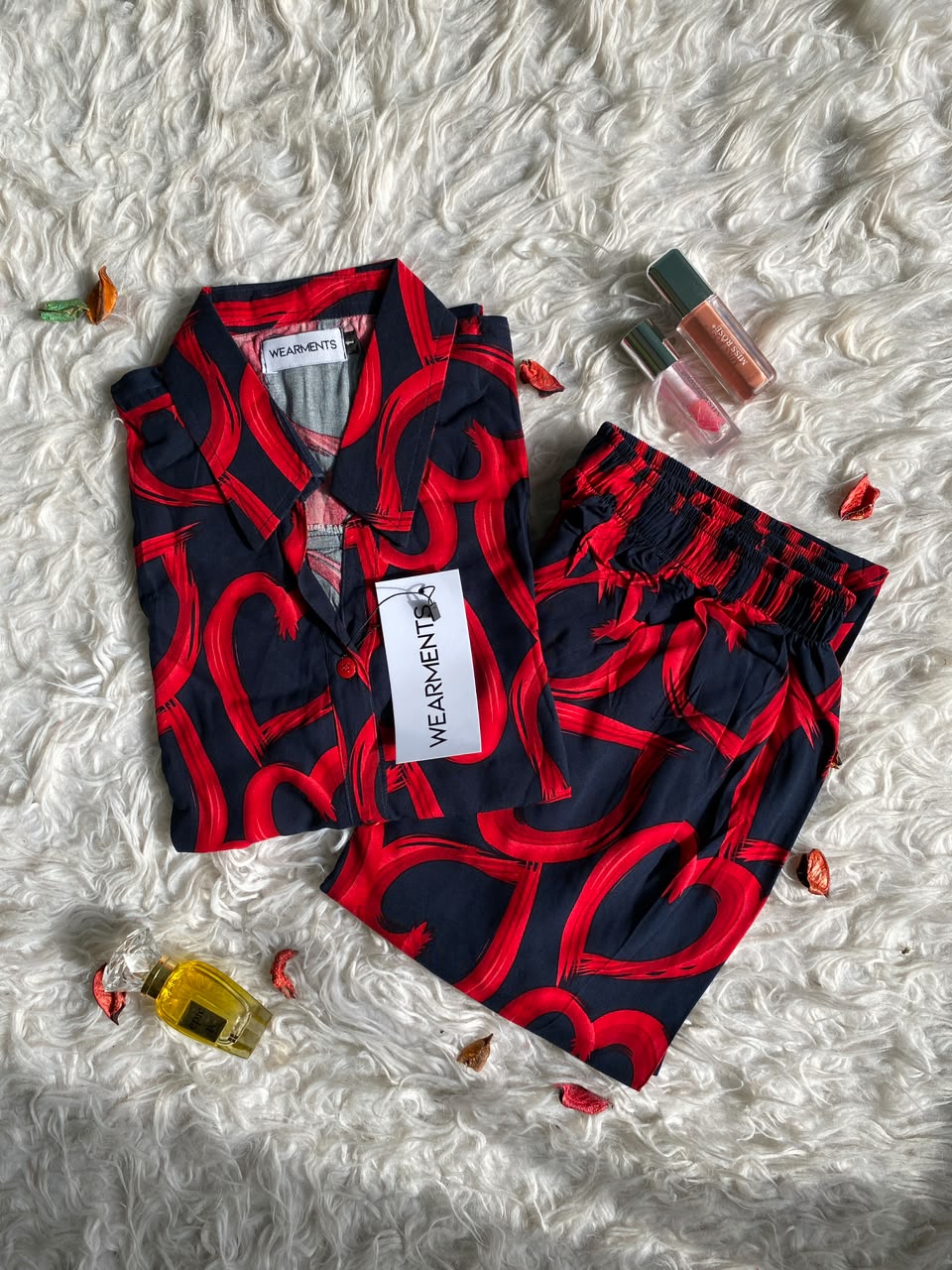 Crimson Loop Co-Ord Set