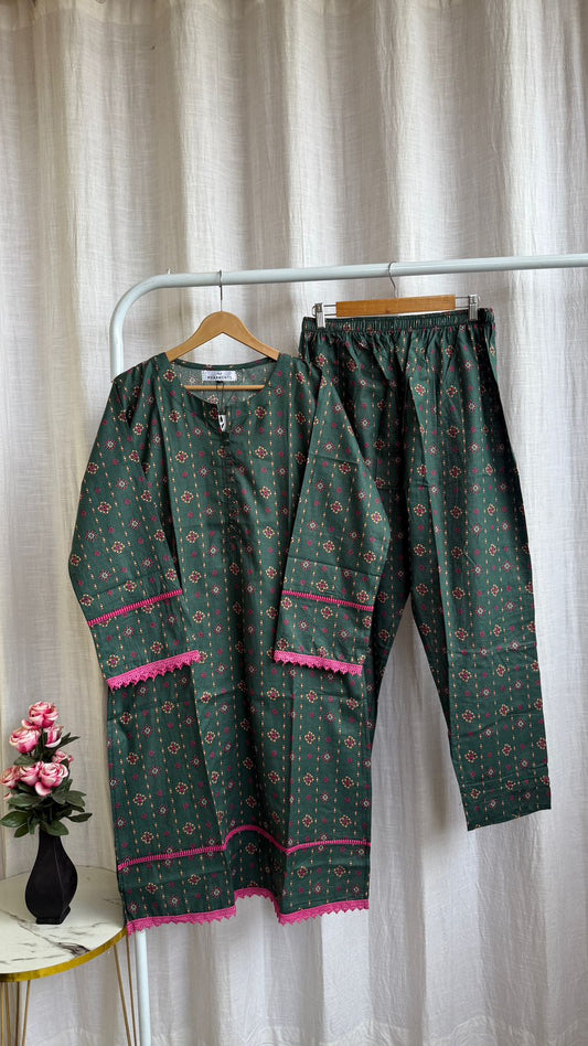 GREEN CHUNRI