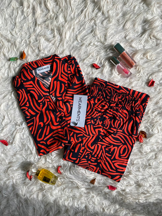 Scarlet Wave Co-Ord Set