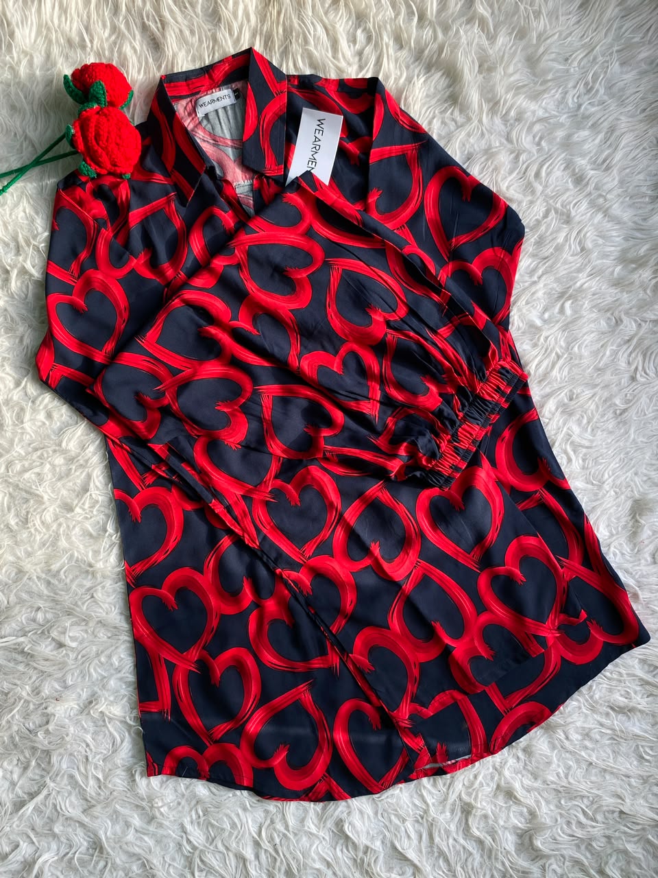 Crimson Loop Co-Ord Set