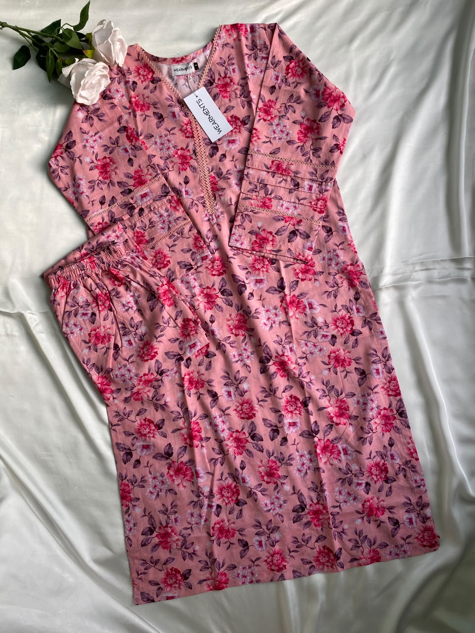 Rose Blush – Premium Summer Lawn 3PC Suit