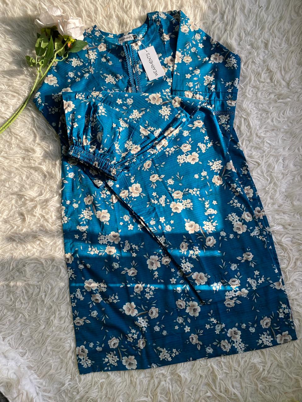 Royal Blue Flora 3PCS SET