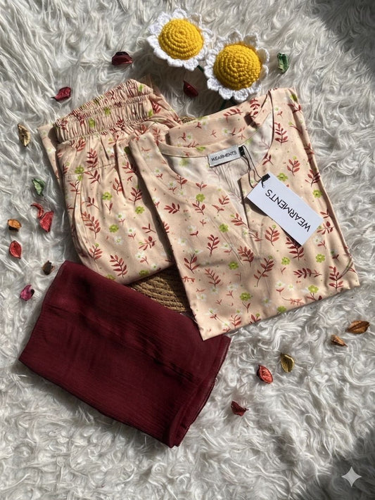 Peach Blossom Summer 3PC Set