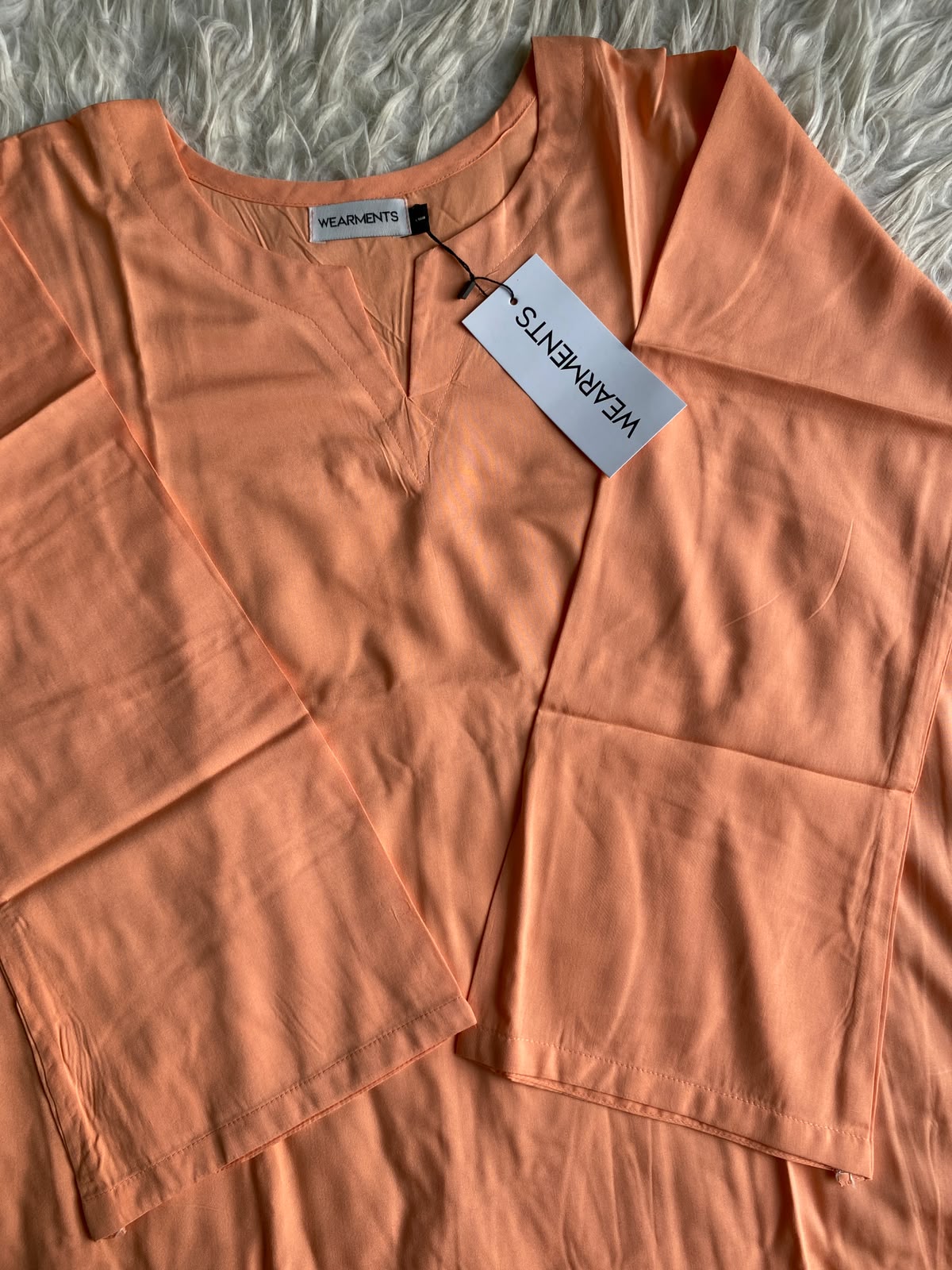 Peach Bliss – Premium Summer Linen 2PC Suit
