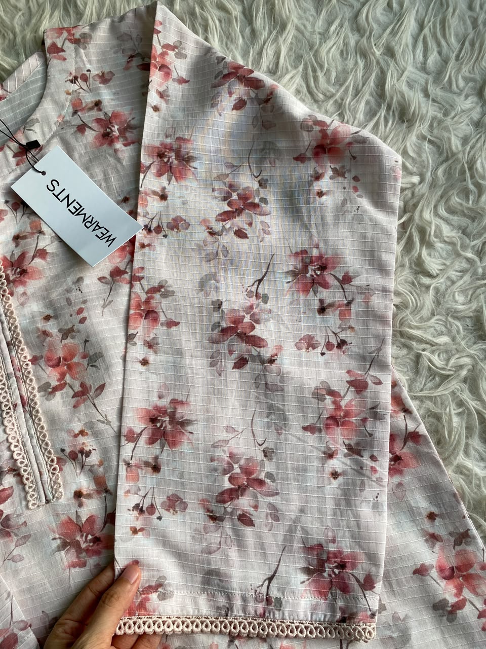 Rose Mist – Premium Summer Lawn 3PC Suit
