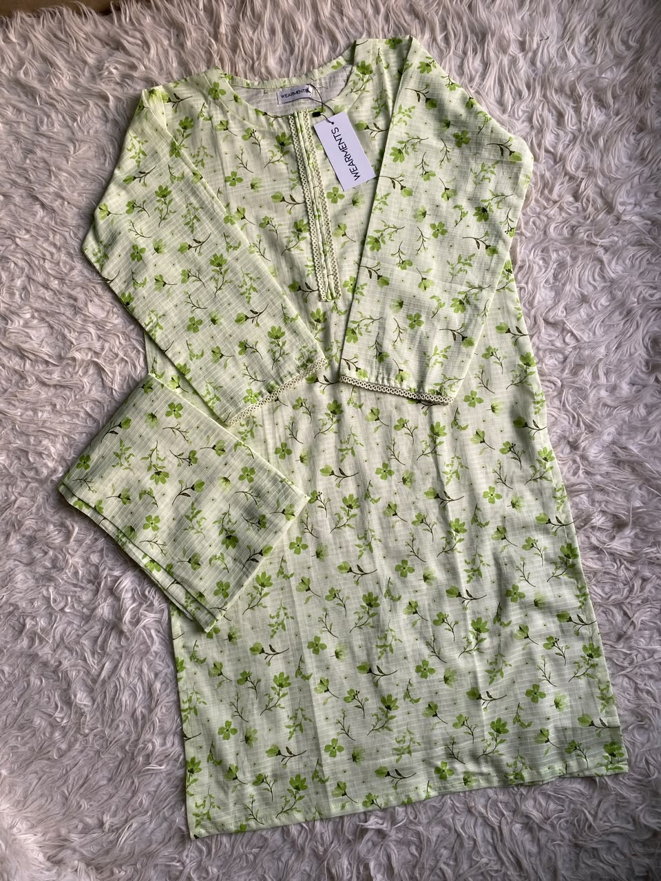 Mint Meadow – Premium Summer Lawn 3PC Suit