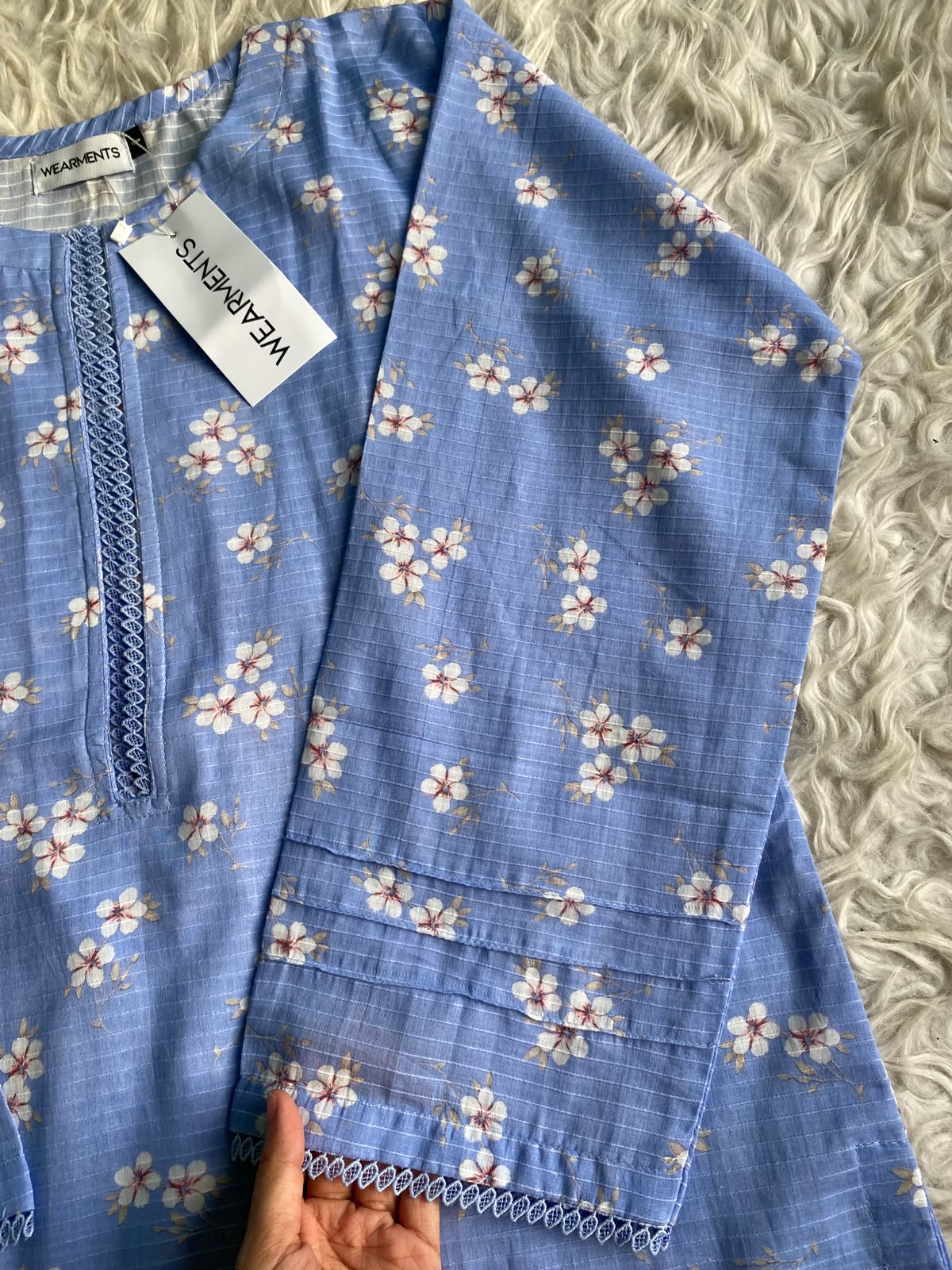 Sky Blossom – Premium Summer Lawn 3PC Suit