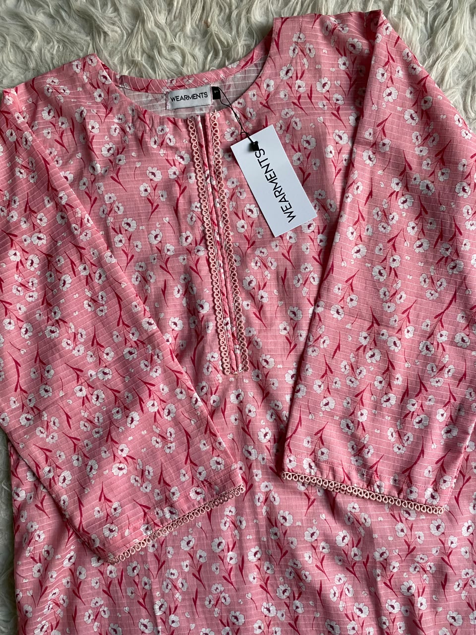 Pink Blossom – Premium Summer Lawn 3PC Suit