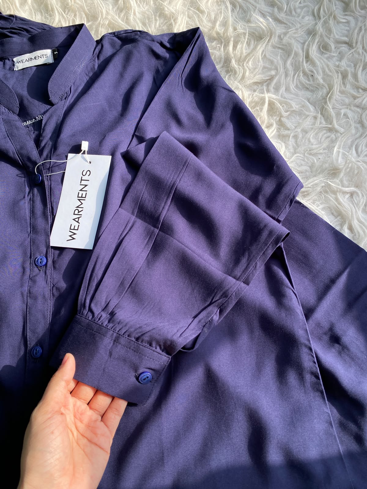 Midnight Navy – Premium Solid 2PC Co-Ord Set