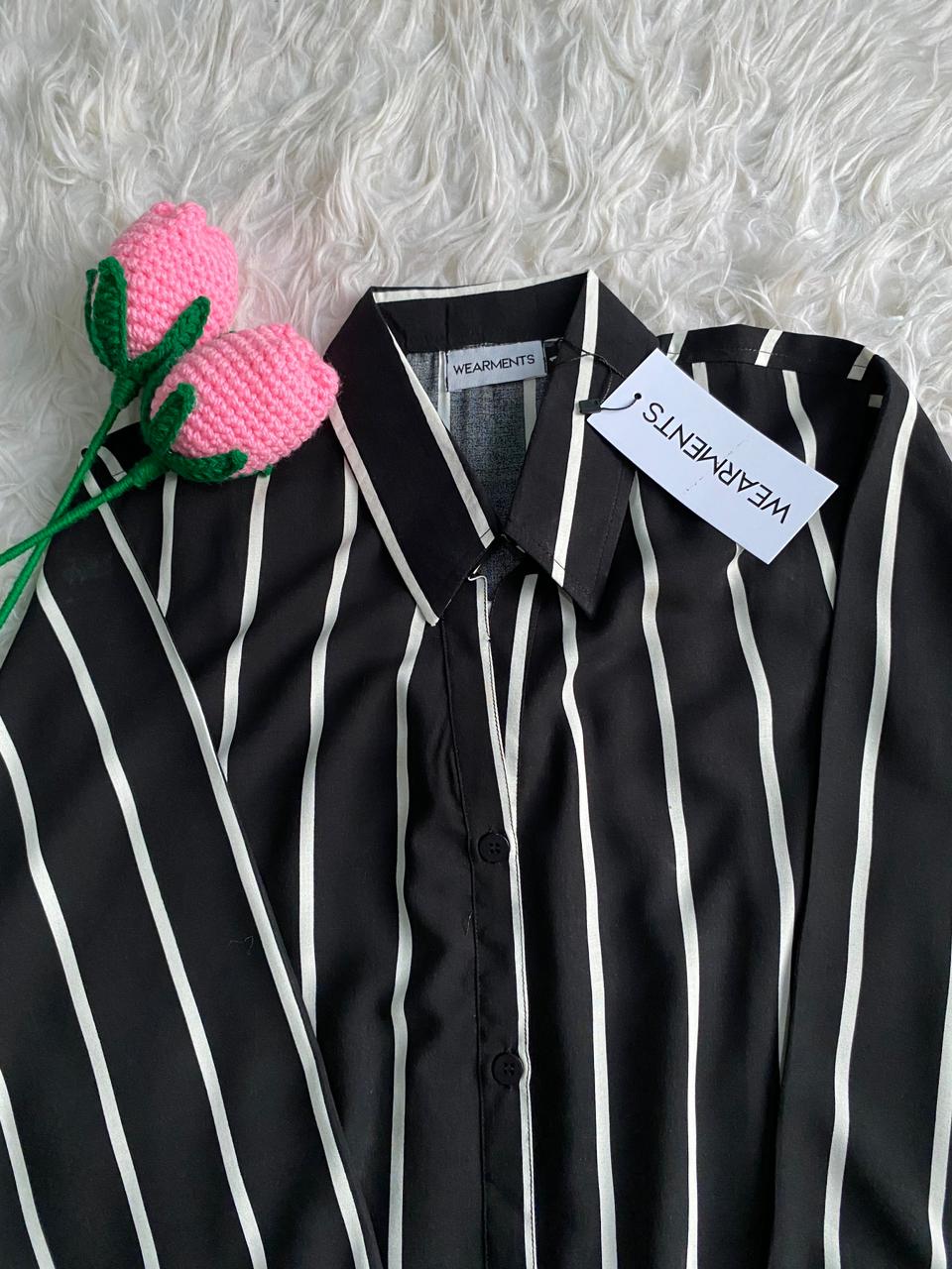 Midnight Stripe Co-Ord Set